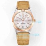 Swiss Clone Breitling Chronometer Automatic 36 South Sea Half Rose Gold 9015 Ladies Watch 